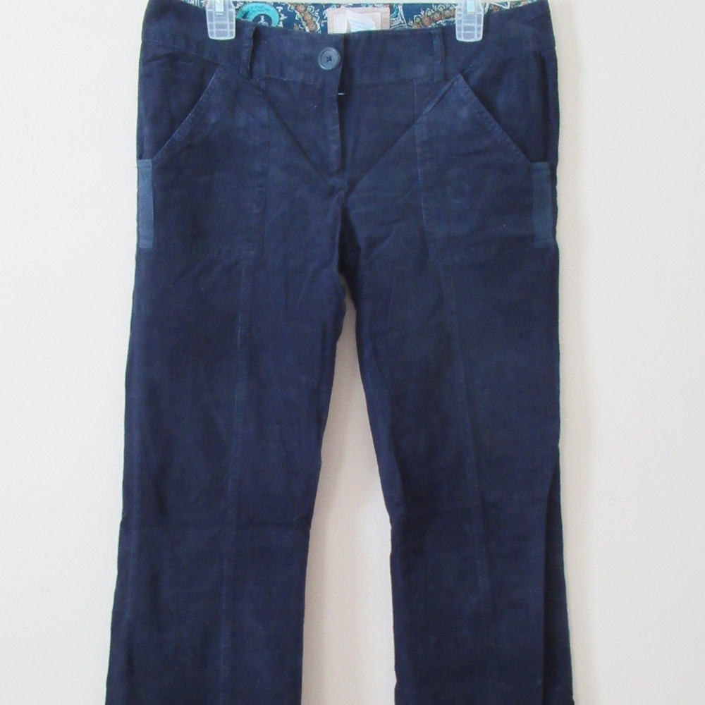 Junior's Size 11 Blue Velour/Corduroy Like Pants